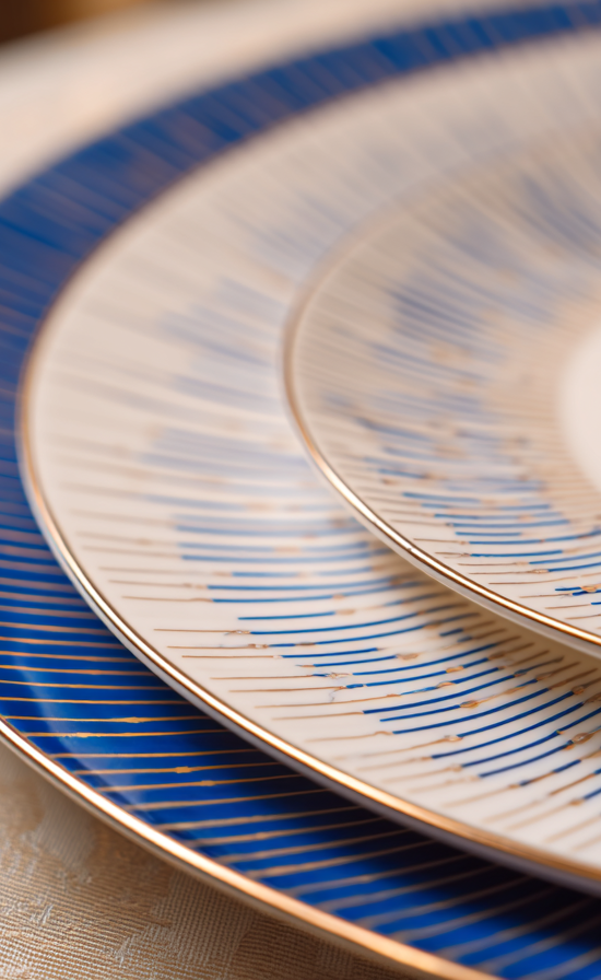 Hand finished CERAMICA NICEA signature dinner plate