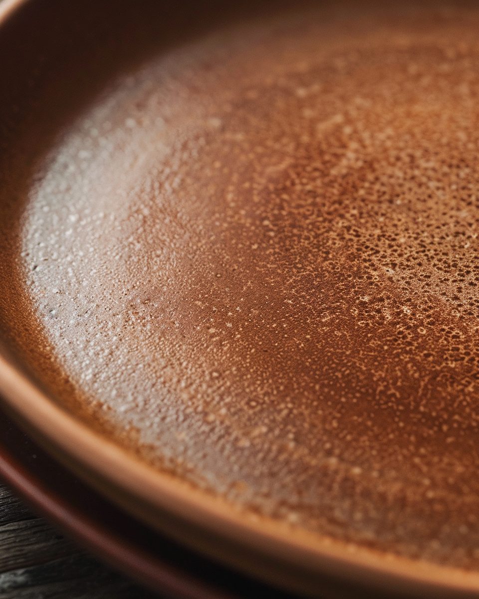 Red clay surface, close view